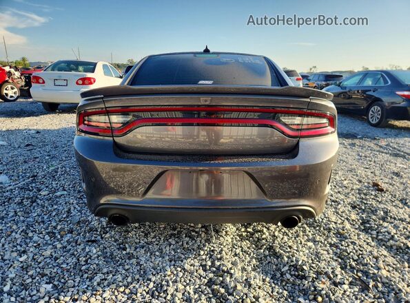 2C3CDXCT5KH540754 2019 DODGE CHARGER Gray Вид ззаду