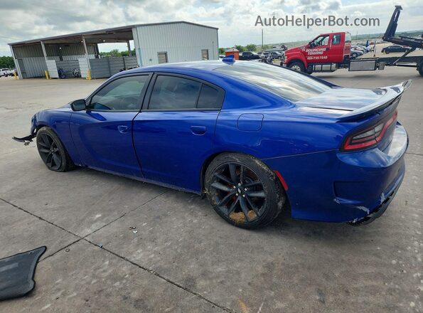 2C3CDXCT5MH565916 2021 DODGE CHARGER Blue Rear left