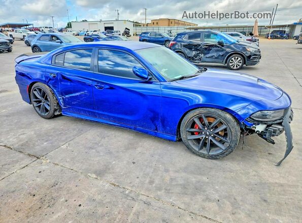 2C3CDXCT5MH565916 2021 DODGE CHARGER Blue Front right