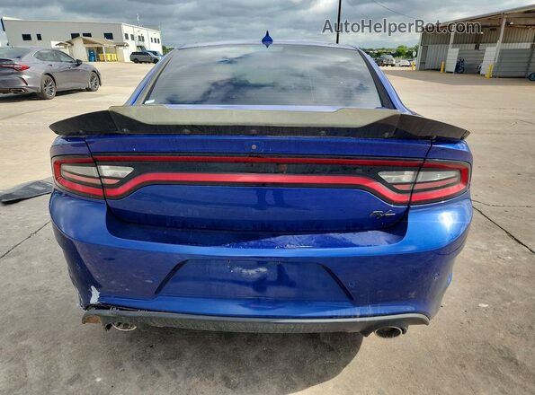 2C3CDXCT5MH565916 2021 DODGE CHARGER Blue Rear view