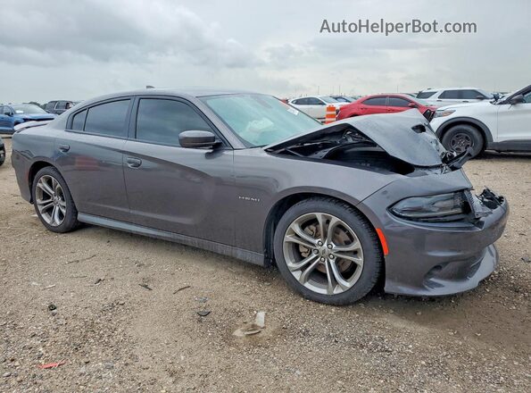 2C3CDXCT5MH632160 2021 DODGE CHARGER Black Przód prawy