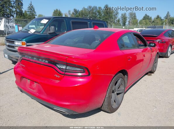 2C3CDXCT6HH510011 2017 DODGE CHARGER Red Задня права чверть