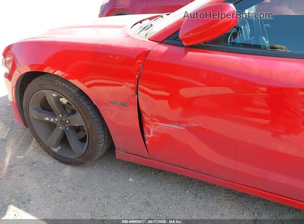 2C3CDXCT6HH510011 2017 DODGE CHARGER Red Вид спереду