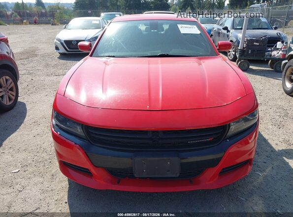2C3CDXCT6HH510011 2017 DODGE CHARGER Red Вид щитка приладів