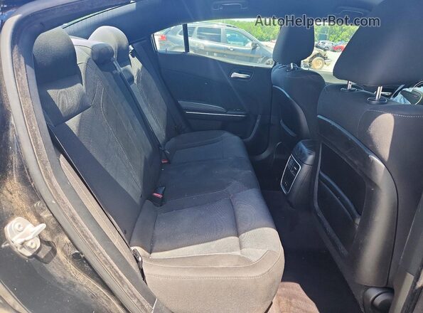 2C3CDXCT6HH523373 2017 DODGE CHARGER Black Rear seats view