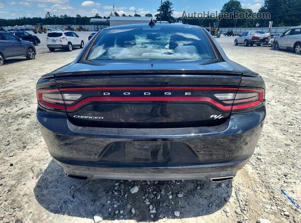 2C3CDXCT6HH523373 2017 DODGE CHARGER Black Rear view