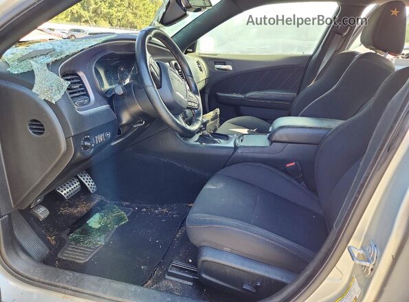 2C3CDXCT6KH674463 2019 DODGE CHARGER Silver Front interior view