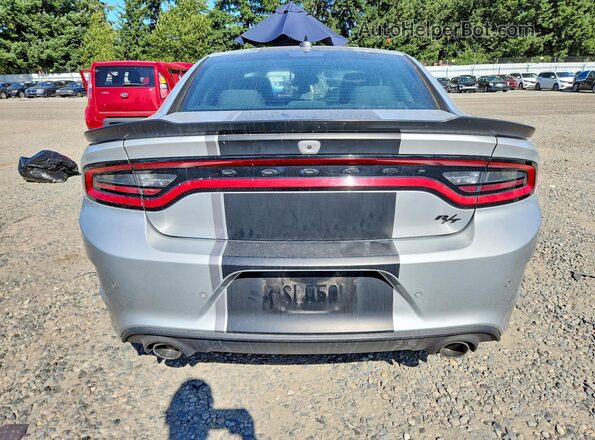 2C3CDXCT6KH674463 2019 DODGE CHARGER Silver Rear view