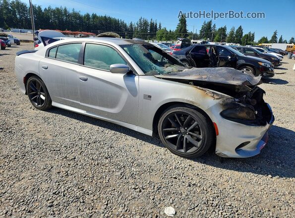 2C3CDXCT6KH674463 2019 DODGE CHARGER Silver Front right