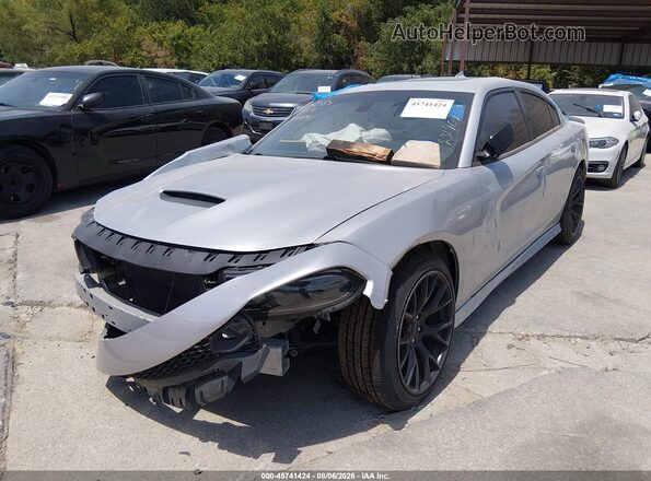 2C3CDXCT6LH231909 2020 DODGE CHARGER Gray Передня ліва чверть