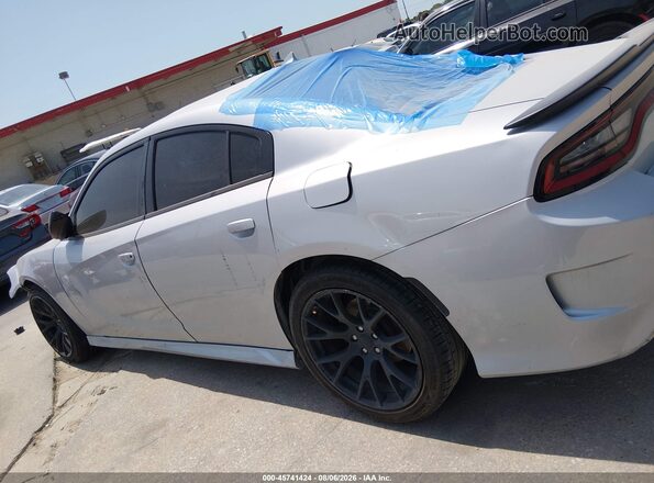 2C3CDXCT6LH231909 2020 DODGE CHARGER Gray Вид задньої частини салону