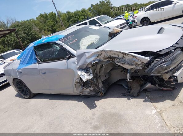 2C3CDXCT6LH231909 2020 DODGE CHARGER Gray Вид щитка приладів