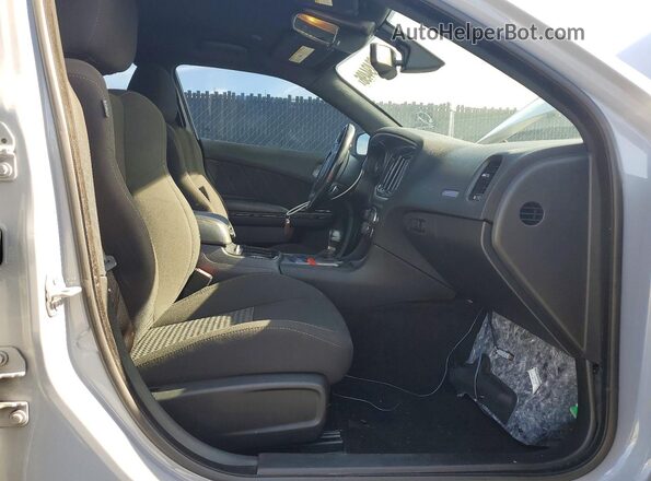 2C3CDXCT6LH232378 2020 DODGE CHARGER Gray Front interior view