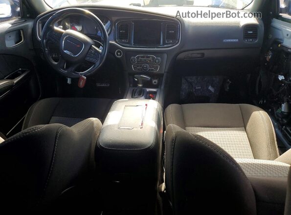 2C3CDXCT6LH232378 2020 DODGE CHARGER Gray Dashboard view