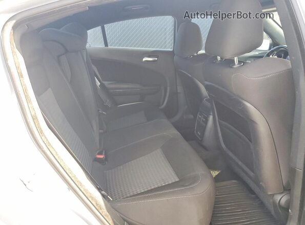 2C3CDXCT6LH232378 2020 DODGE CHARGER Gray Rear seats view