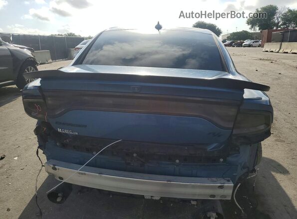 2C3CDXCT6MH507636 2021 DODGE CHARGER Blue Vista trasera