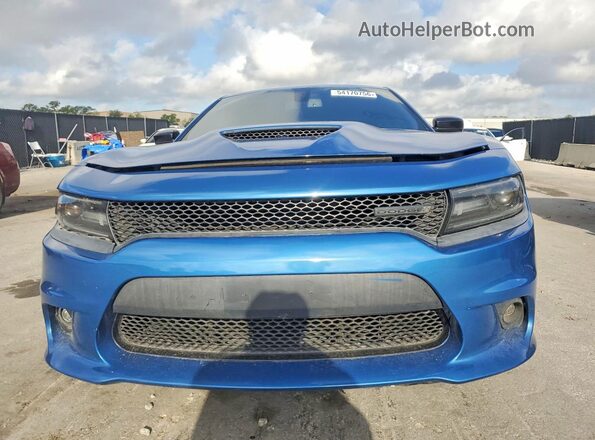 2C3CDXCT6MH507636 2021 DODGE CHARGER Blue Vista frontal