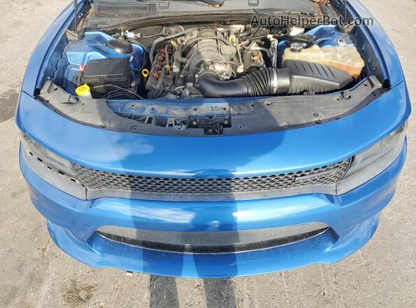 2C3CDXCT6MH507636 2021 DODGE CHARGER Blue Vista interior trasera