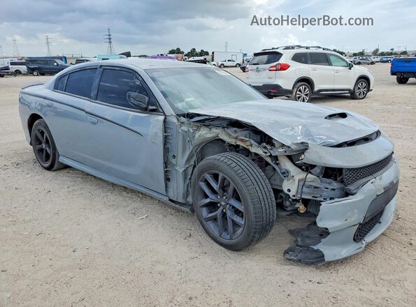 2C3CDXCT6NH130288 2022 DODGE CHARGER Gray Przód prawy