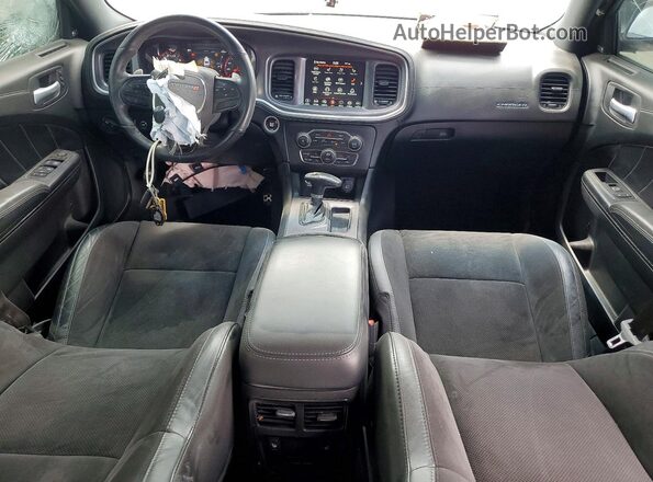 2C3CDXCT6NH130288 2022 DODGE CHARGER Gray Widok deski rozdzielczej