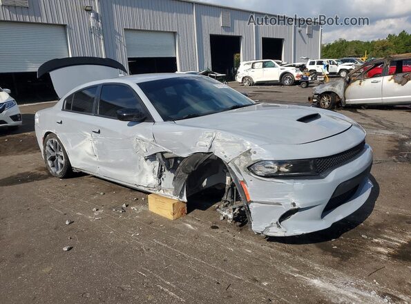 2C3CDXCT6NH240208 2022 DODGE CHARGER Gray Front right