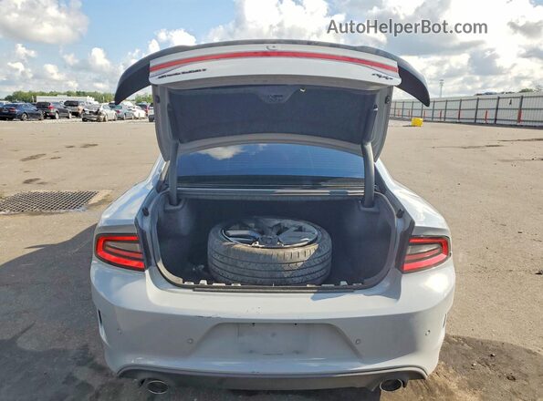 2C3CDXCT6NH240208 2022 DODGE CHARGER Gray Rear view