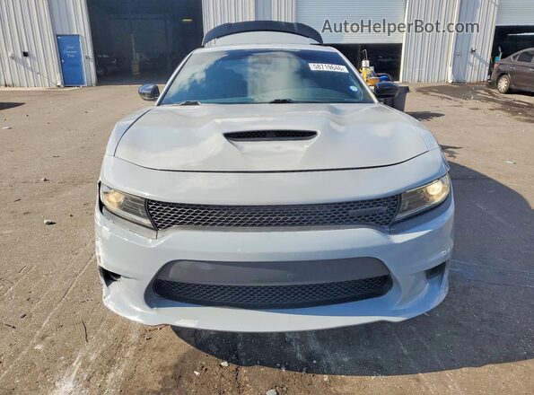 2C3CDXCT6NH240208 2022 DODGE CHARGER Gray Front view