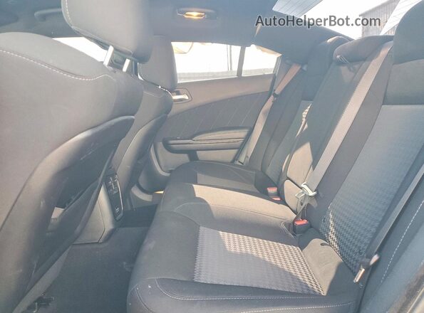 2C3CDXCT6NH240208 2022 DODGE CHARGER Gray Rear seats view