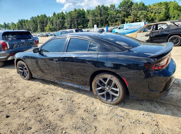 2C3CDXCT6NH240581 2022 DODGE CHARGER Black Задня ліва чверть