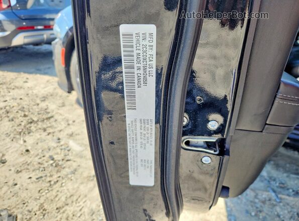 2C3CDXCT6NH240581 2022 DODGE CHARGER Black Вид підкапотного простору