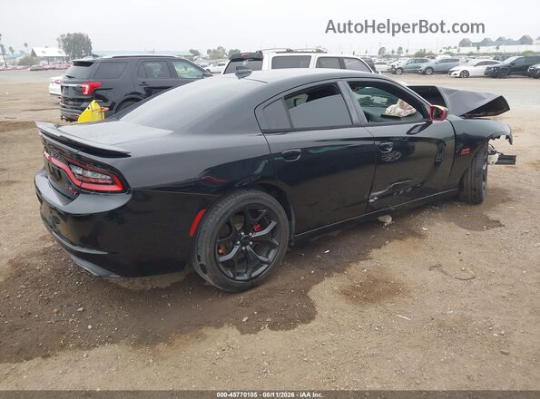 2C3CDXCT7GH218902 2016 DODGE CHARGER Black Задня права чверть