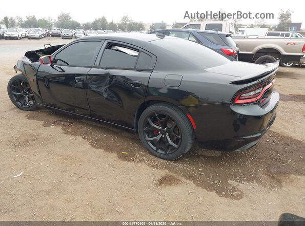 2C3CDXCT7GH218902 2016 DODGE CHARGER Black Задня ліва чверть