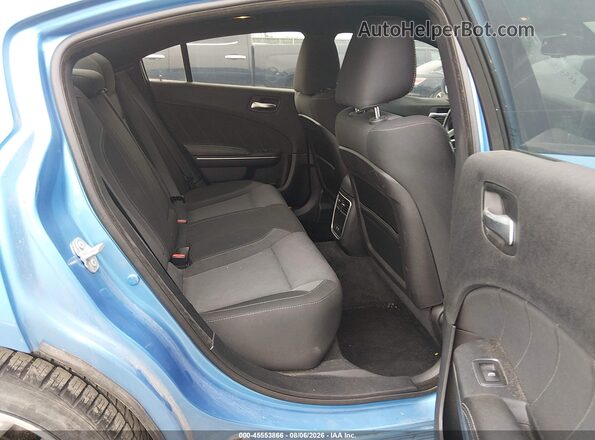 2C3CDXCT7GH227034 2016 DODGE CHARGER Blue Vista de la etiqueta del VIN