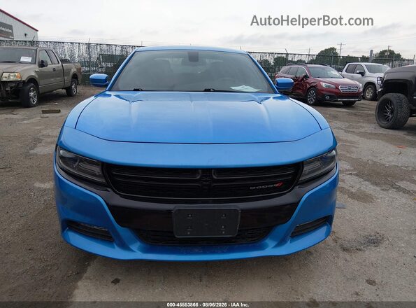 2C3CDXCT7GH227034 2016 DODGE CHARGER Blue Vista del cuadro de instrumentos