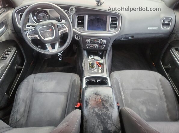 2C3CDXCT7HH525567 2017 DODGE CHARGER Orange Widok deski rozdzielczej