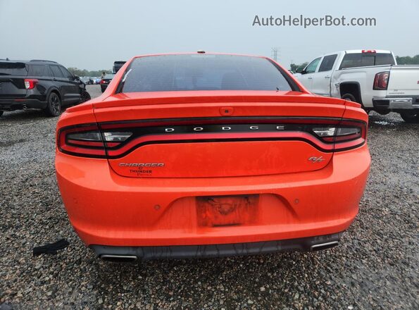 2C3CDXCT7HH525567 2017 DODGE CHARGER Orange Widok z tyłu