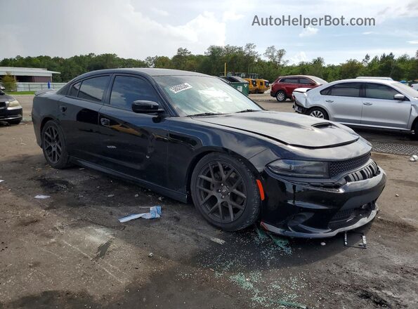 2C3CDXCT7HH620436 2017 DODGE CHARGER Black Delantero derecho