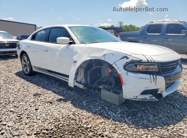 2C3CDXCT7JH260459 2018 DODGE CHARGER White წინა მარჯვენა