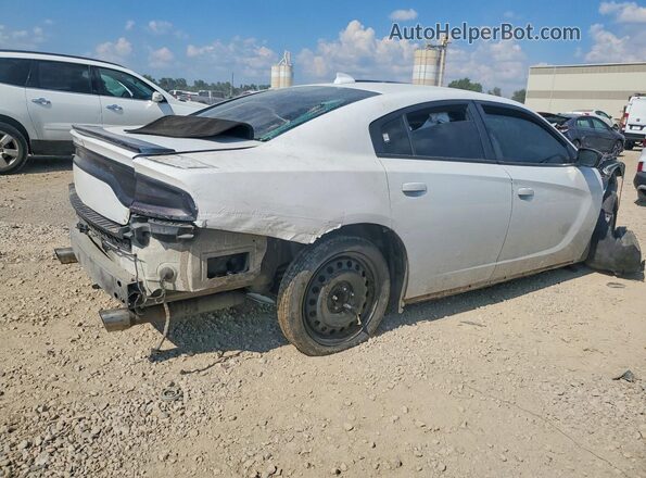 2C3CDXCT7JH260767 2018 DODGE CHARGER White Հետևի աջ