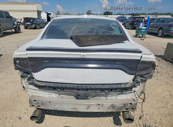 2C3CDXCT7JH260767 2018 DODGE CHARGER White Հետևի տեսք