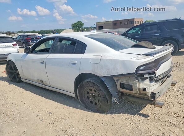 2C3CDXCT7JH260767 2018 DODGE CHARGER White Հետևի ձախ