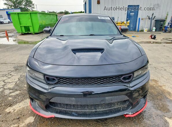 2C3CDXCT7KH578602 2019 DODGE CHARGER Черный Вид спереди