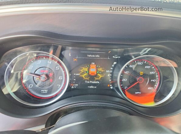 2C3CDXCT7KH578602 2019 DODGE CHARGER Черный Вид щитка приборов
