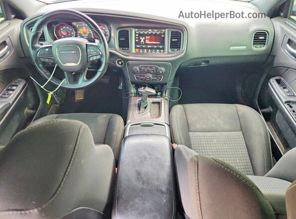 2C3CDXCT7KH578602 2019 DODGE CHARGER Черный Вид панели приборов