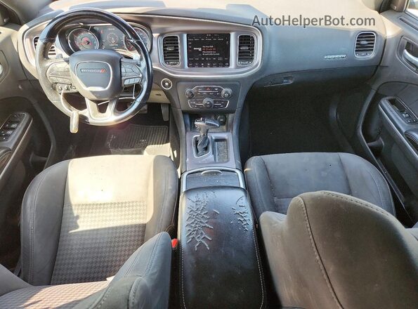 2C3CDXCT7KH584013 2019 DODGE CHARGER Black Widok deski rozdzielczej