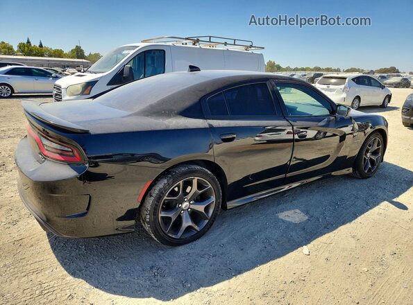 2C3CDXCT7KH584013 2019 DODGE CHARGER Black Tył prawy