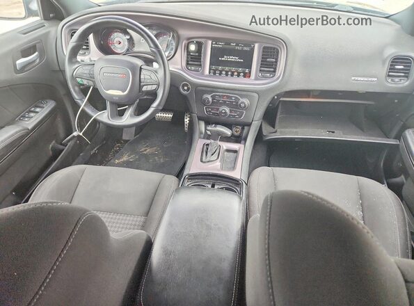 2C3CDXCT7KH607841 2019 DODGE CHARGER Black Вид панелі приладів