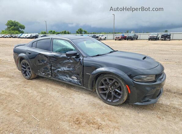 2C3CDXCT7KH607841 2019 DODGE CHARGER Black Передня права чверть