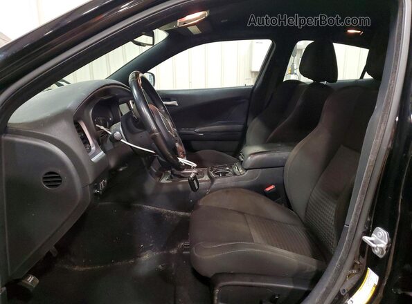 2C3CDXCT7KH726473 2019 DODGE CHARGER Black Vista interior delantera
