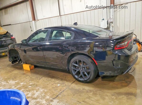 2C3CDXCT7KH726473 2019 DODGE CHARGER Black Trasero izquierdo